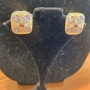 Michal Golan Vintage Clip on Earrings